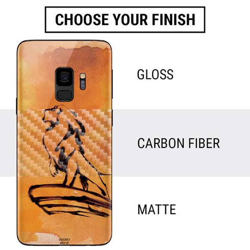 Disney The Lion King Mufasa Water Color Art Galaxy S9 Skin